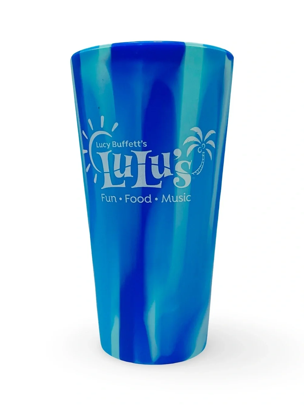 Lulu's Teal and Blue Insulated Tumbler with Logo